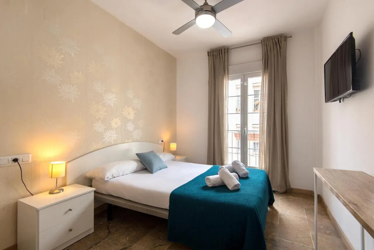 Center Apartment 2Bed 2B Aircon Wif And Parking Free Malaga Spain
