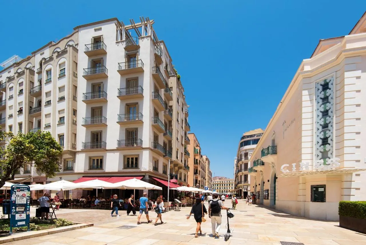 Center Apartment 2Bed 2B Aircon Wif And Parking Free Malaga 0*,  Hiszpania